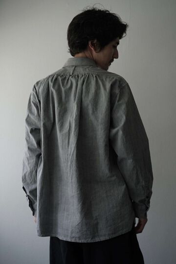 245SH03 Cotton/Linen Stripe / The Shirts,KAKISHIBU, small image number 13