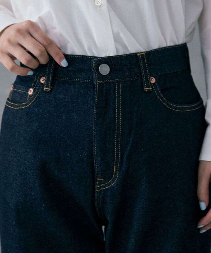 STJE1102 12OZ CROPPED JEANS【WOMEN'S】,INDIGO, medium image number 16