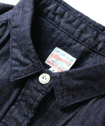 MZOP0104 8 ounces Going to Battle Label denim dress,, small image number 3