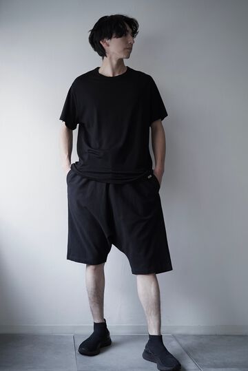 【CAPERTICA】CAP706PT33-BD Barathea Cloth / Sarrouel Shorts,BLACK, small image number 1