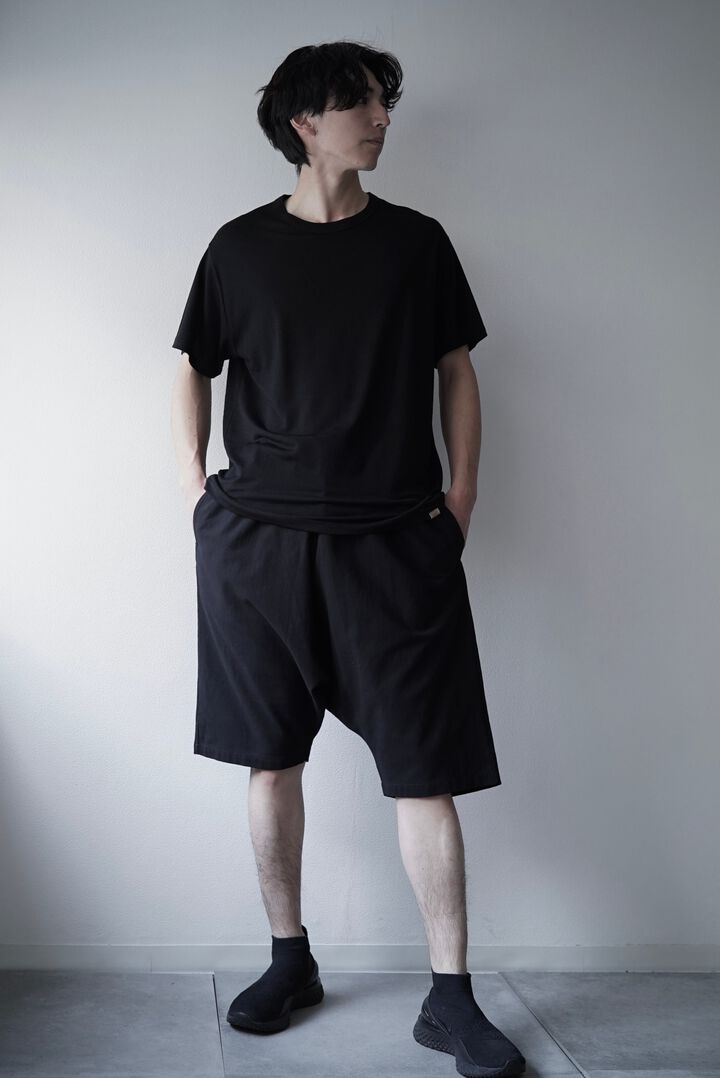 【CAPERTICA】CAP706PT33-BD Barathea Cloth / Sarrouel Shorts,BLACK, medium image number 1