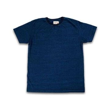 GZ-IDTC-25 Indigo Crew Neck T-shirt,WHITE, small image number 3