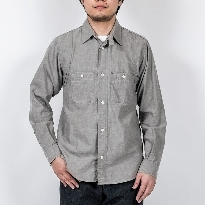 WKSMFGSHTGRY MFG Shirt (Grey Chambray),, medium image number 2