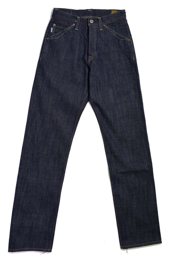 TRPDM1605 14.5oz TROPHY CLOTHING × Denimio COLLAB DIRT DENIM REGULAR STRAIGHT,, medium image number 13