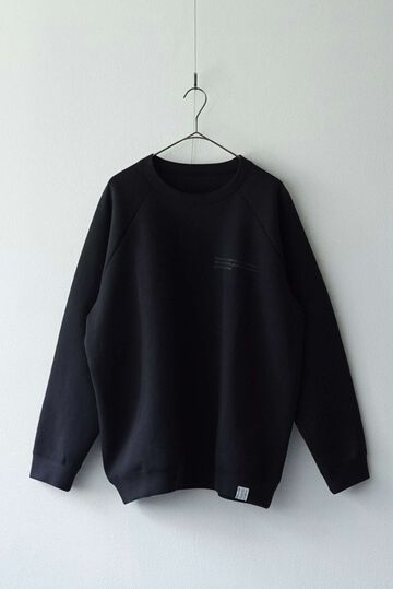 【vleed prologue】VL-003 Multi High Function Double Knit / Raglen Sweat,SUMIKURO x BLACK, small image number 2
