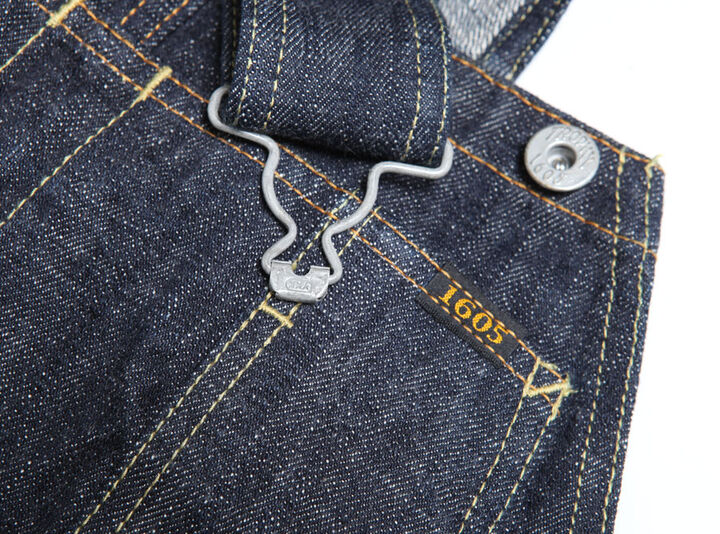 1603 Carpenter Overall Dirt Denim,, medium image number 2