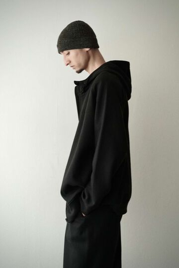 【vleed prologue】VL-004 Multi High Function Double Knit / Zip Hoodie,SUMIKURO x BLACK, small image number 11