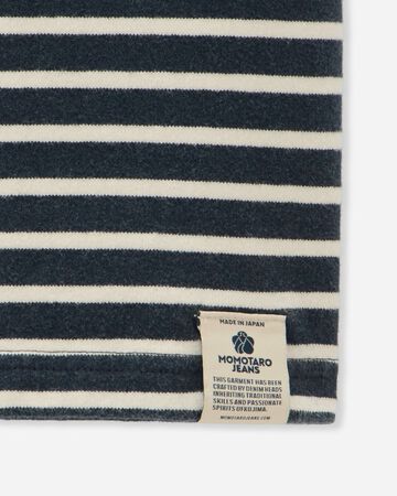 MMTS6005 BASQUE BORDER SHORT SLEEVE T-SHIRT,NAVY, small image number 7