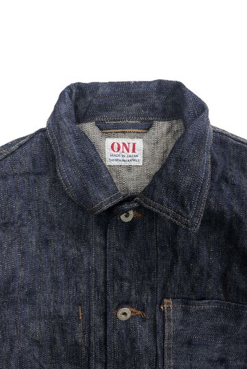 ONI03502-鬼KASE 16oz Natural Indigo ONIKASE Coverall,, small image number 2