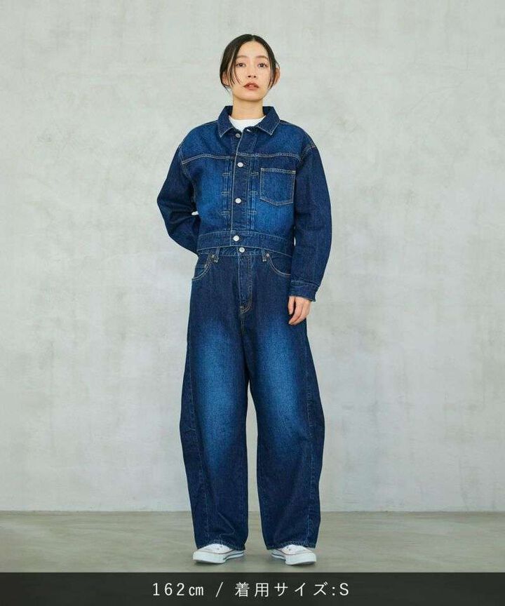 STPT6003 11.5oz PANEL JEANS【WOMEN'S】,LIGHT INDIGO, medium image number 7