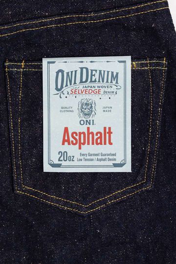 ONI266-Asphalt 20oz Asphalt Denim Relax Straight,, small image number 5