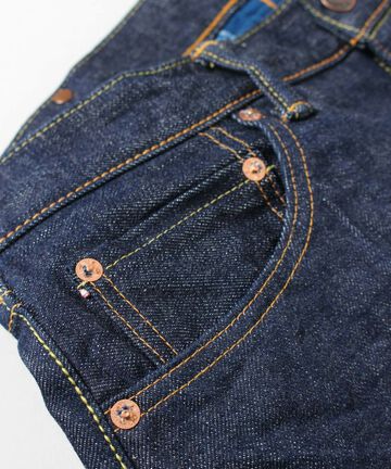 G003-MZ 14.7oz Copper Label Classic Wide Straight Zipper Fly Jeans-One Washed-28,, small image number 5
