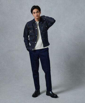 MXOT1104 13OZ SELVEDGE DENIM DOUBLE POCKET JACKET,INDIGO, small image number 7
