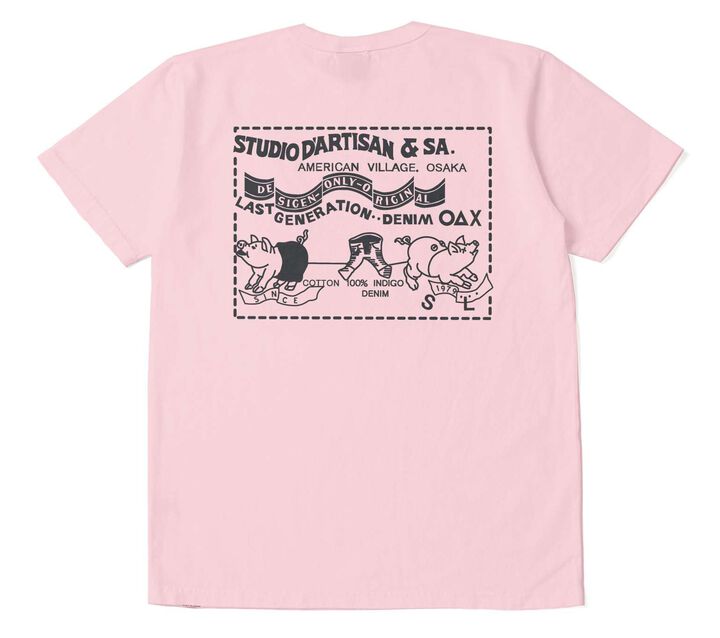 8153 USA Cotton Standard Print T-Shirts,WHITE, medium image number 7