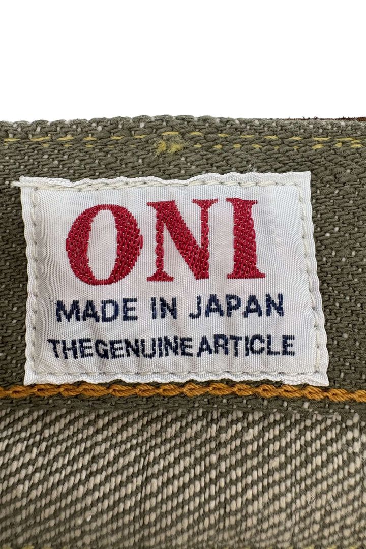 ONI822-OLD18 18oz Olive Denim Super Wide Tapered,, medium image number 9