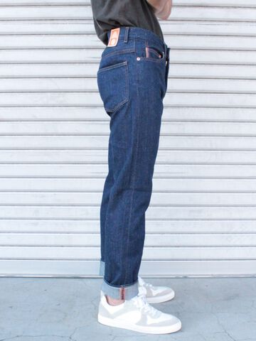  BENGARA JEANS SLIM STRAIGHT(INDIAN RED)(ONE WASHED)-One washed-36,, small image number 1