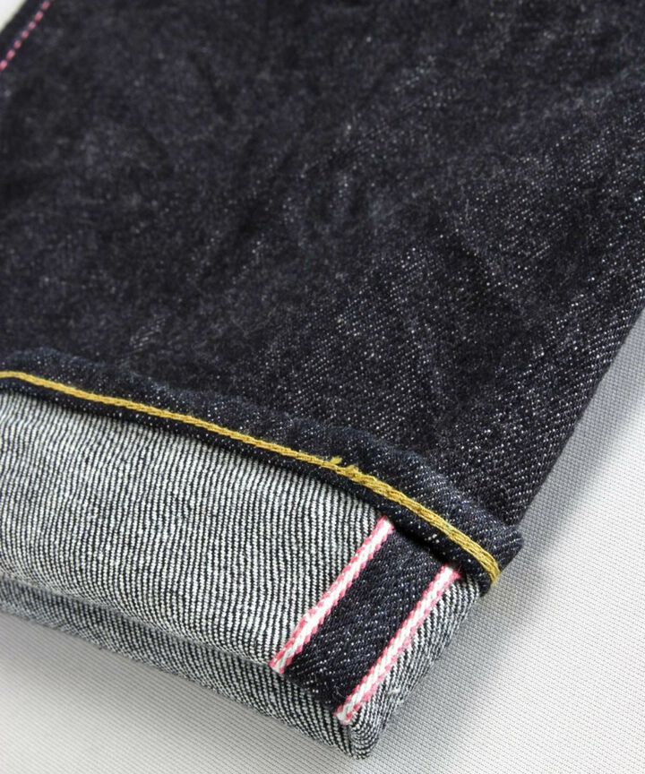 G017-MB Copper Label14.7oz Deep Colored Selvedge denim tight Straight-One Washed-30,, medium image number 9