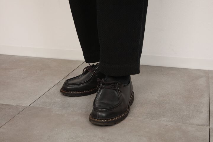 182PT02 Sashiko W-Tuck Pants（BLACK）-BLACK-L,BLACK, medium image number 15