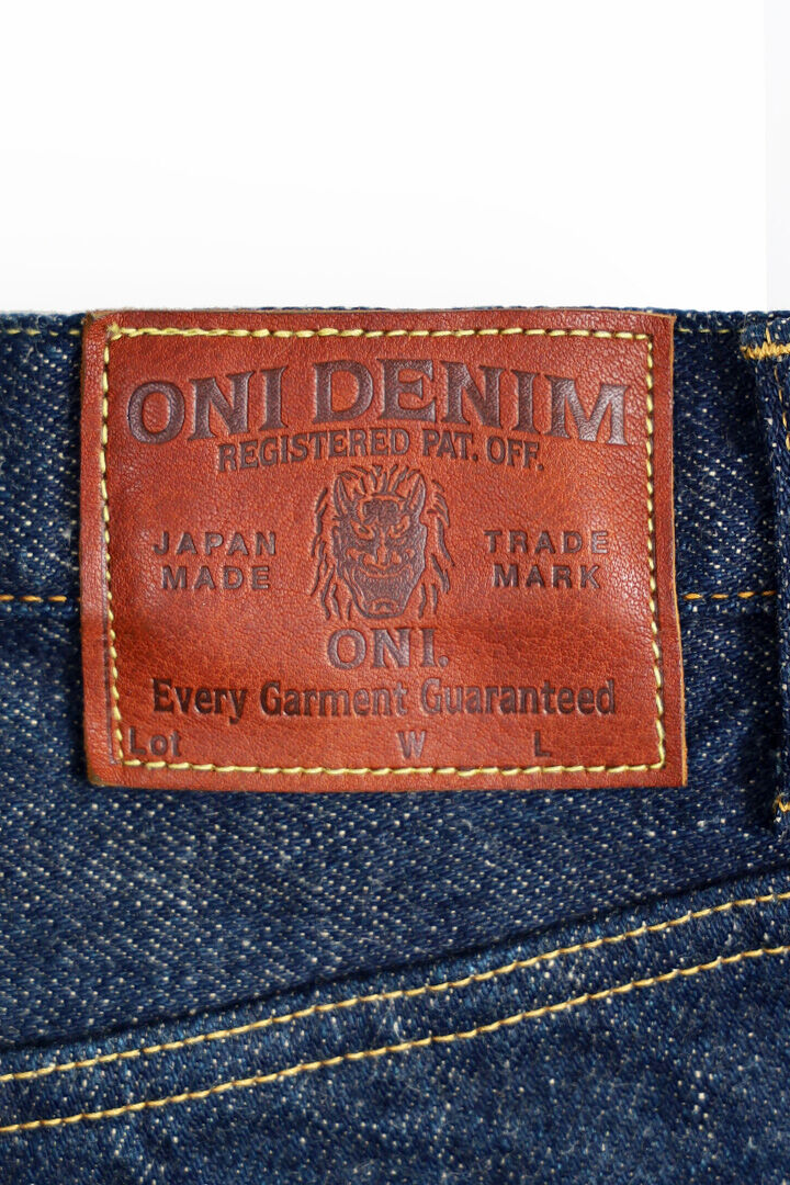 ONI246ZR-KABEG 20oz Secret Denim Kabuki Selvedge weft Beige Neat Straight,, medium image number 0