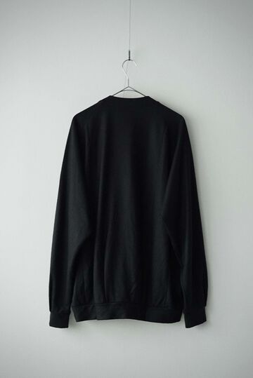 【CAPERTICA】711CS26 Super 140s Washable Wool MW_Jersey Wool Sweat 2026,OLIVE, small image number 4