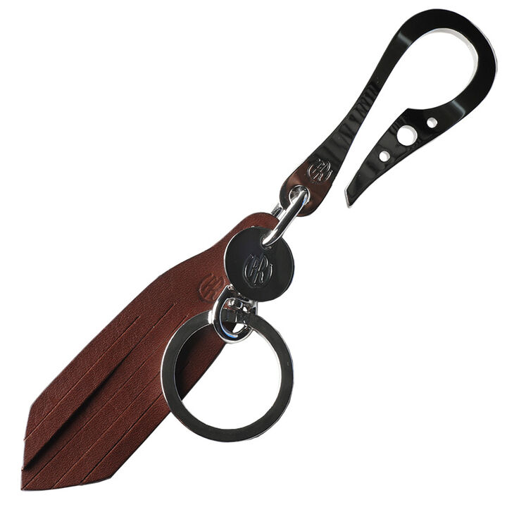 PAILOT RIVER PR-KHGN-R (REDMOON) Key Holder PR-KHGN-R (Oil Leather Black, Oil Leather Red Brown, Oil Leather Dark Brown, Saddle Leather Natural),SADDLE LEATHER NATURAL, medium image number 2