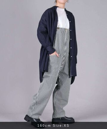 JBPT1022 ZIP FRONT OVERALL【WOMEN'S】,HICKORY, small image number 2