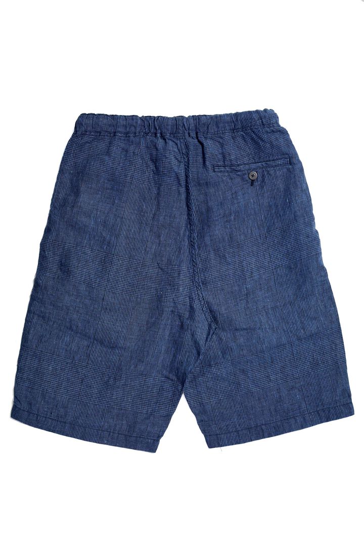 01-7021 WIDE FIT NEW YORKER SHORTS (101 INDIGO CHECK),, medium image number 1