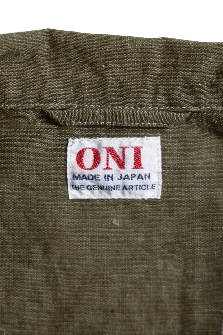 ONI03101-HC 8.3oz Heavy Chambray Coverall-KHAKI OLIVE-38,KHAKI OLIVE, medium image number 3