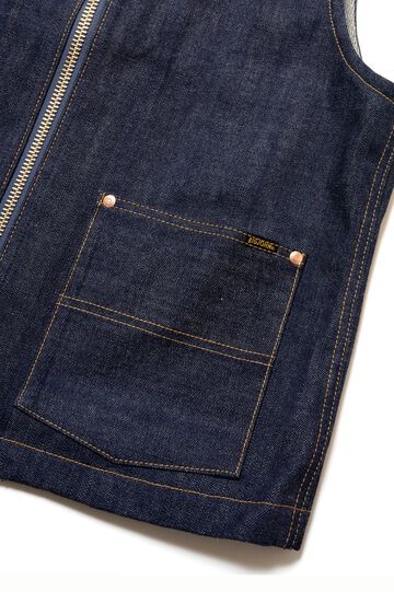 XX602Z (000) "XXXX-EXTRA" ZIP UP VEST 15.8OZ ORGANIC COTTON-Non Wash-XL,, small image number 5