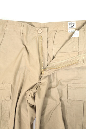 03-V5260RIP-67M VINTAGE FIT 6 POCKETS CARGO PANTS (UNISEX) 67BEIGE-One Wash-3,, small image number 2