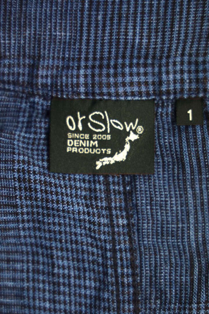 03-6035 shop coat (101 INDIGO CHECK),, medium image number 3
