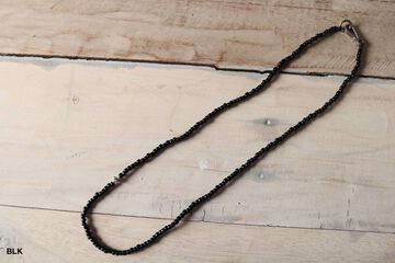 BR-8466 BEADS NECKLACE (6COLORS),NAVY, small image number 4