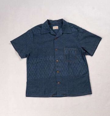GZ-ALOHA-KN ALOHA S/S Shirt Kendo (BL),BLUE, small image number 0