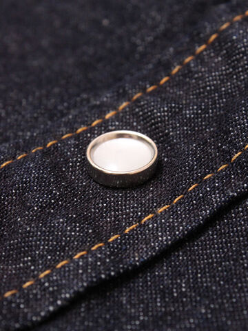 TCB Ranchman Shirt (Denim) 8.5oz Denim Western Shirt,, small image number 3