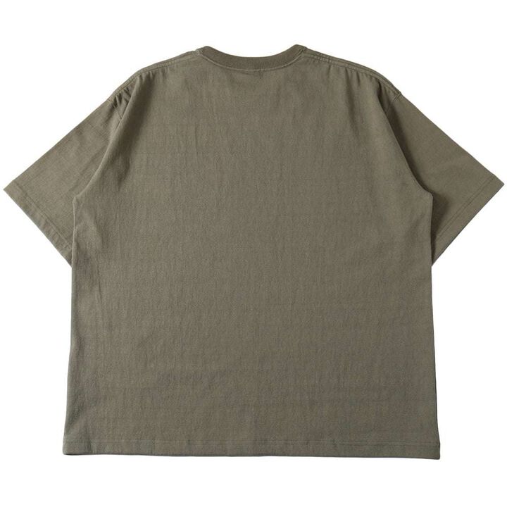 BR-25218 Heavyweight Crossover Neck S/S Print T-shirt【ALASKAN MALAMUTE】,CHARCOAL, medium image number 5
