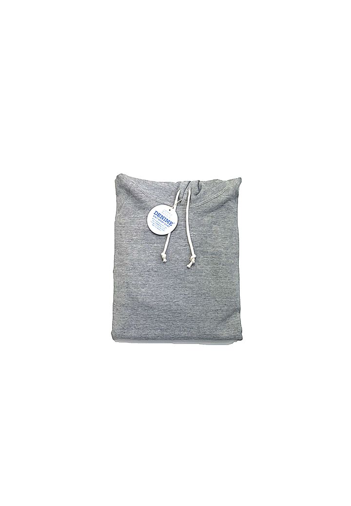 Lot 270 88/12 Heather 4-Needle Raglan Hoodie,GRAY, medium image number 0
