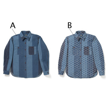 5658 KATSUO SASHIKO SHIRT-B-36,B, small image number 0