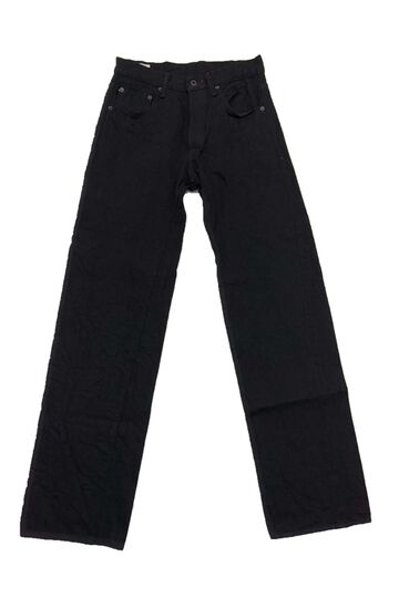 ONI200CCD-BKBK 15oz Crushed Concrete Denim Black x Black Kabuki Selvedge Wide Straight,, small image number 7