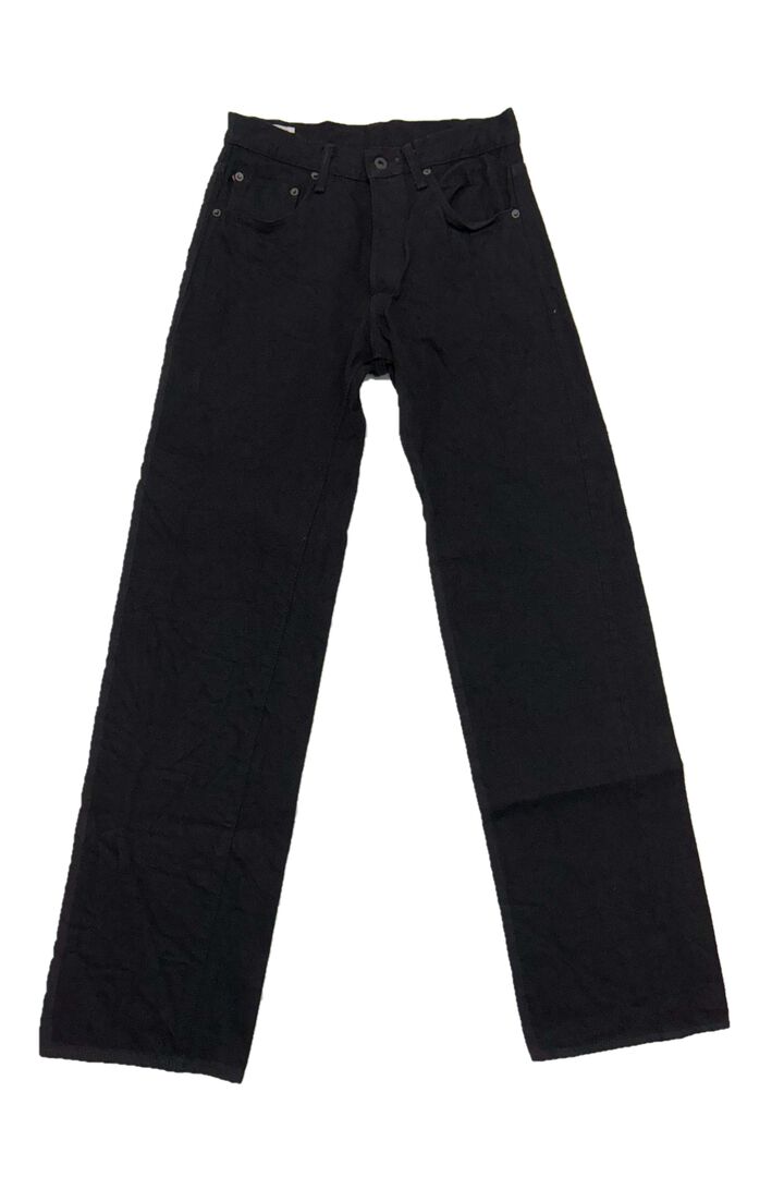 ONI200CCD-BKBK 15oz Crushed Concrete Denim Black x Black Kabuki Selvedge  Wide Straight,, medium image number 7