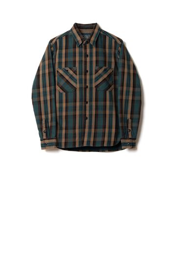 5714 Heavy Flannel Shirts,YELLOW, small image number 2