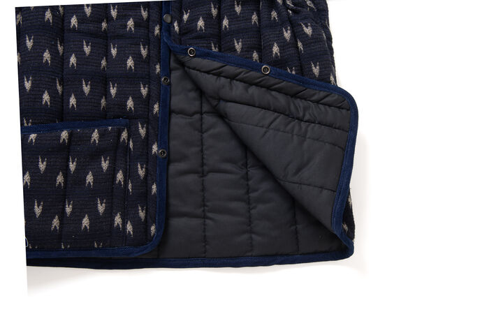 4597 Arrow Kasuri Indigo Sashiko Jacket,INDIGO, medium image number 5