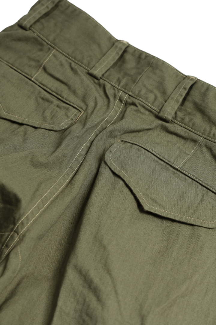 M-47 FRENCH ARMY CARGO PANTS (UNISEX) 03-5247-76Ⓜ-ARMY GREEN-4,ARMY GREEN, medium image number 4