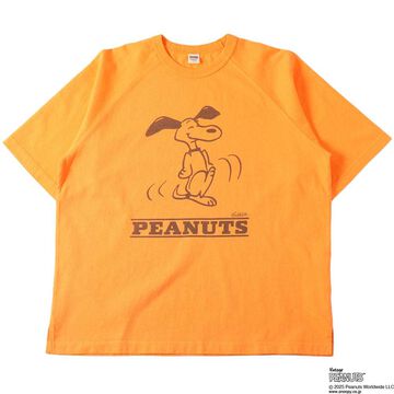 BR-25266 H/W RAGLAN "SNOOPY" T (3COLORS),ORANGE, small image number 1
