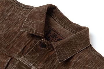 【Pre-Order】D4667 15oz GL3 Hand-Dyed Kakishibu-zome Denim Jacket,, small image number 2