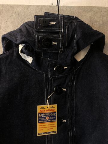 Lot No. BR11703 / U.S. NAVY DENIM GAS PROTECTIVE PARKA,, small image number 2