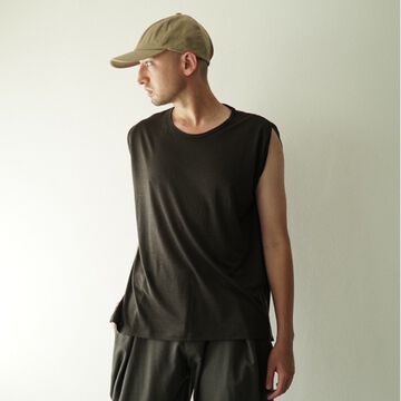 【CAPERTICA】CAP706CS29 Washable Wool Tank Top-BLACK-2,BLACK, small image number 1