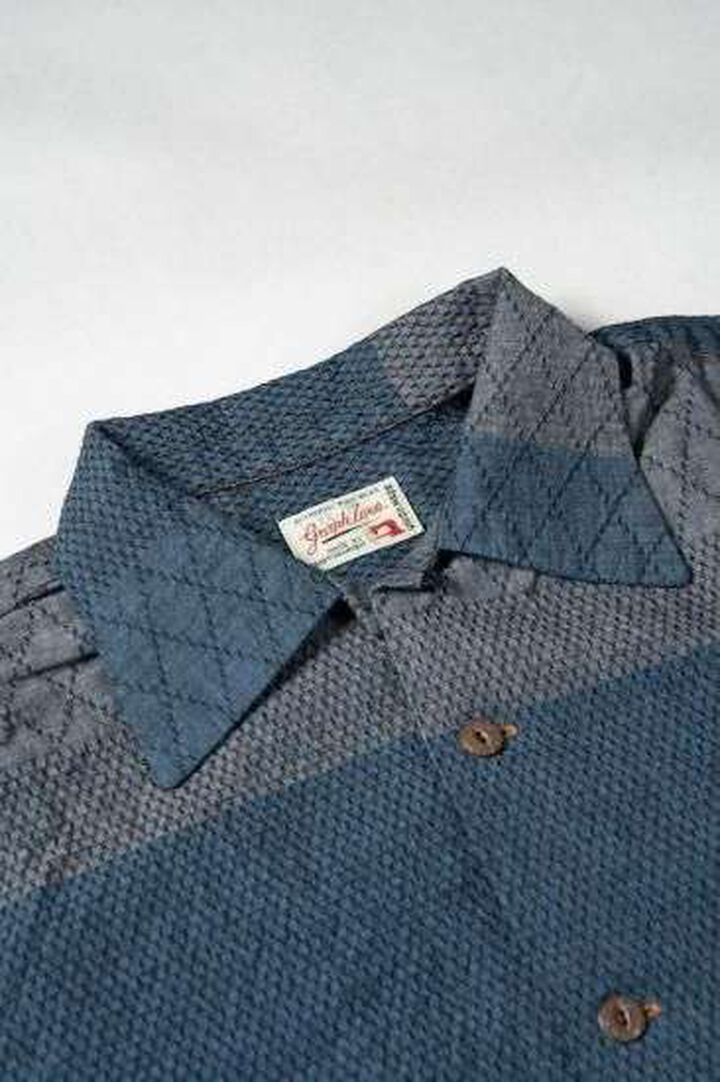 GZ-ALOHA-KN ALOHA S/S Shirt Kendo (BL),BLUE, medium image number 2