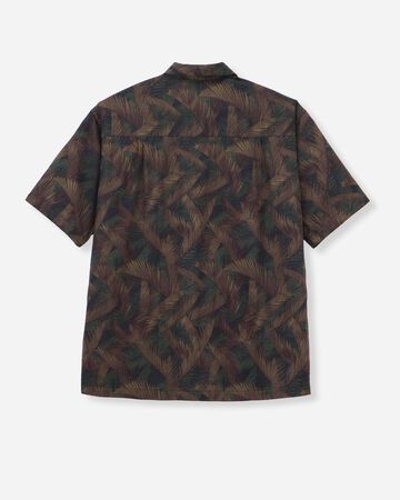 MMSS6000 CYCADS PATTERN S/S SHIRT,GREEN, small image number 6