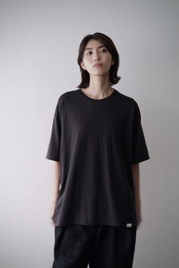 【CAPERTICA】CAP708CS02 Super140s Washable Wool Jersey / S140 Wool Tee,MIDNIGHT, small image number 13