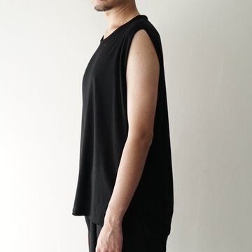 【CAPERTICA】CAP706CS29 Washable Wool Tank Top-EBONY-1,EBONY, small image number 36